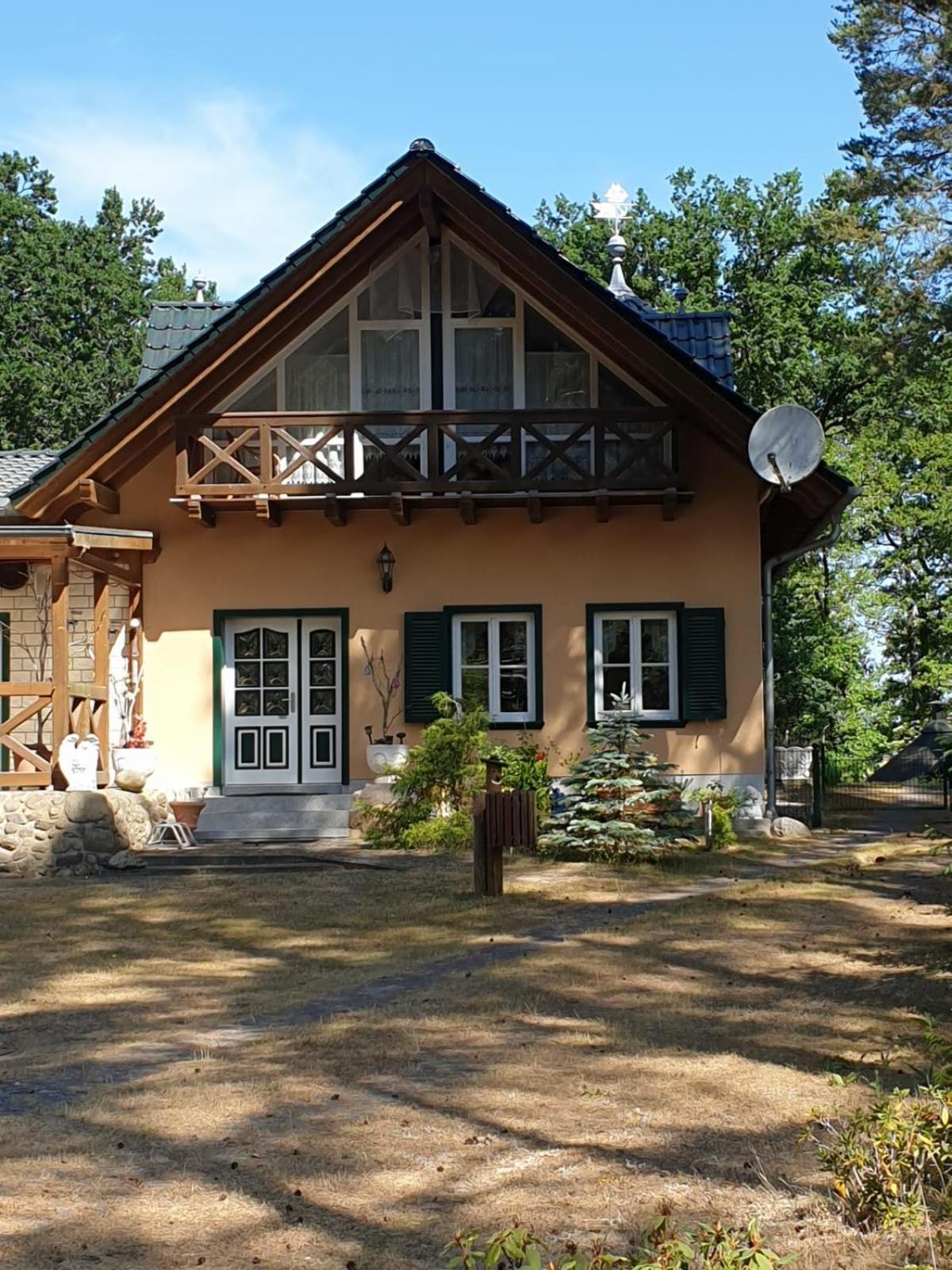 Ferienwohnung Habicht Villa-Paelitzsee Grosszerlang Eksteriør billede